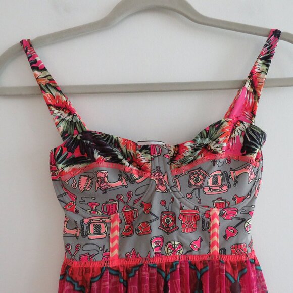 MAAJI Sublime Blimey Cover Up Bright Mesh Skirt Maxi Dress - Size S - Picture 4 of 15